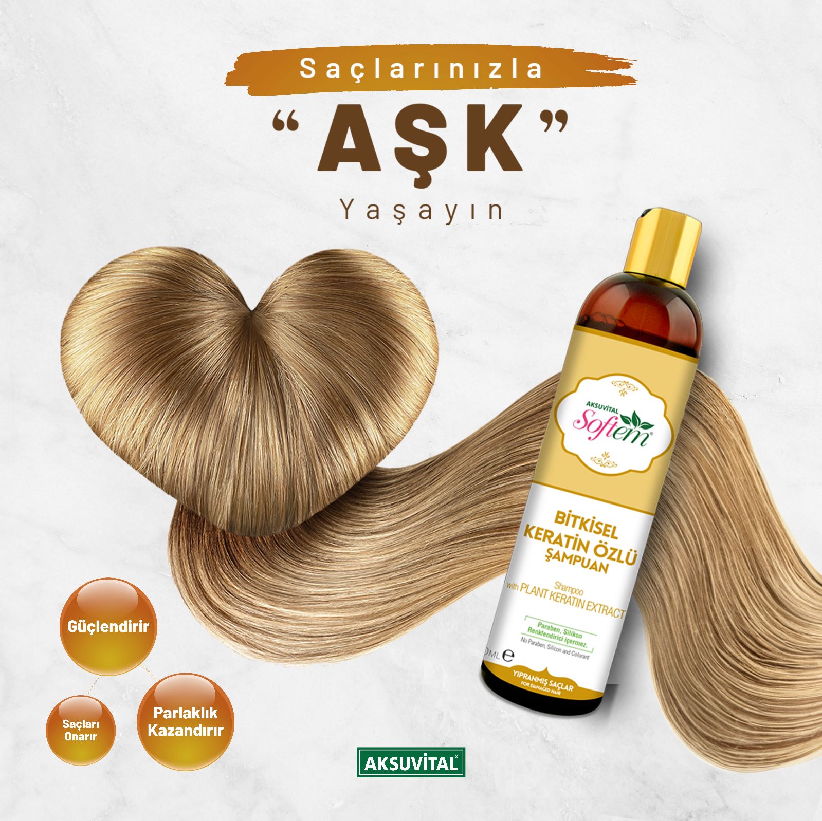 Keratin Özlü Şampuan - Softem